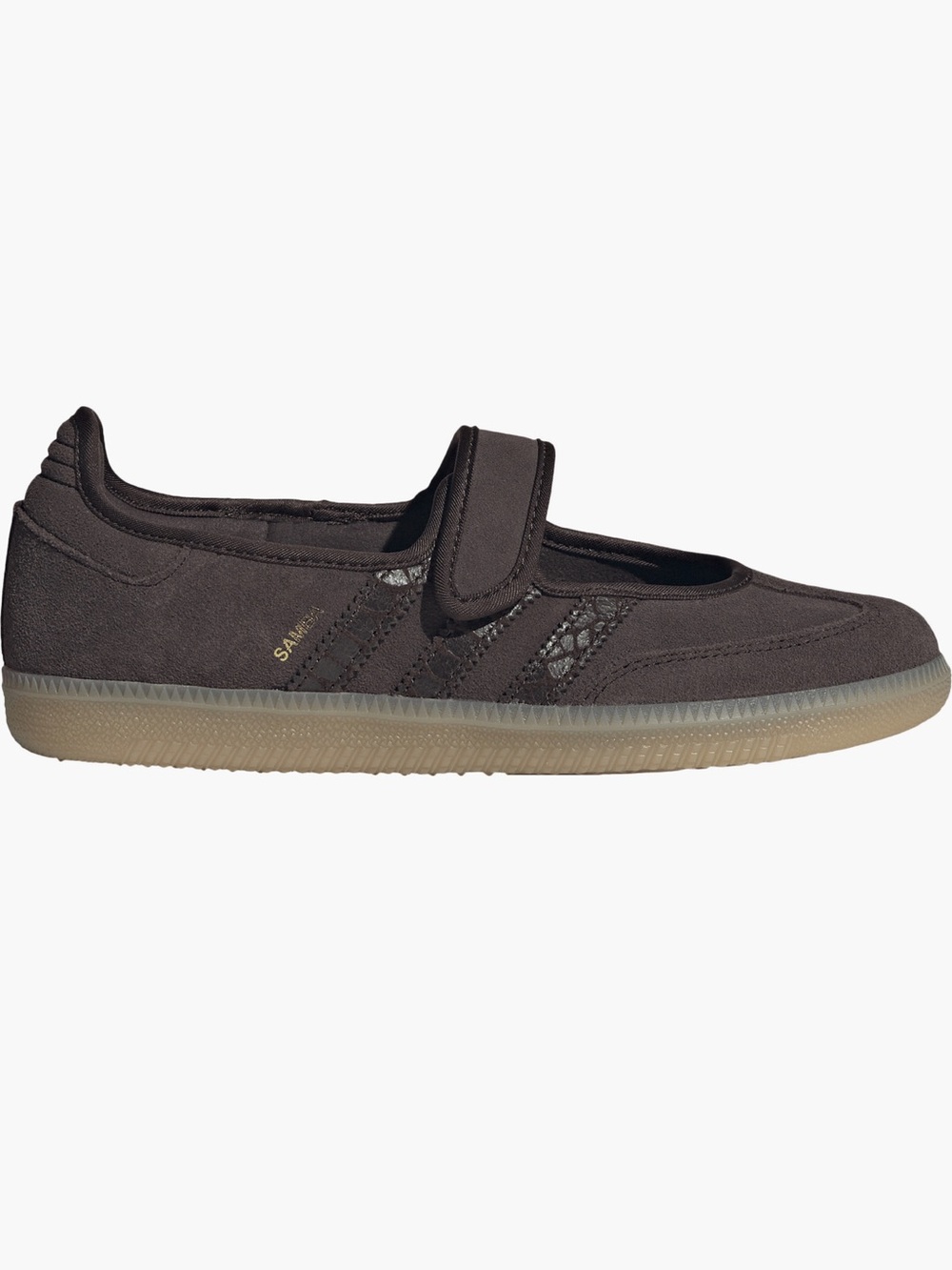 NWOT Adidas Samba Jane Sneaker Women Size 9 Aurora Coffee Brown/ Gold